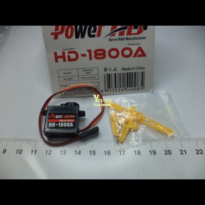 Power HD1800A Micro Servo 1.3kg Power HD1800A Micro Servo 1.3kg