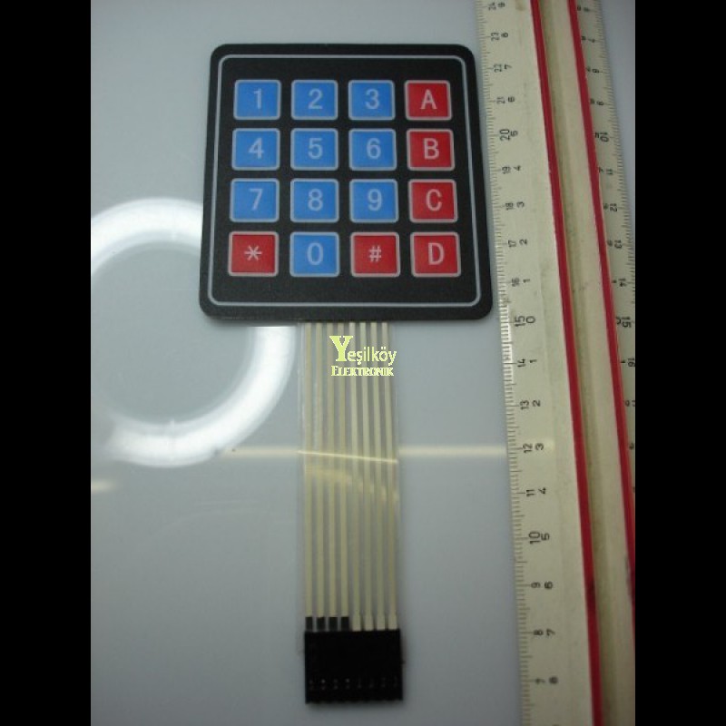 4x4 keypad tuş takımı 4x4 keypad tuş takımı