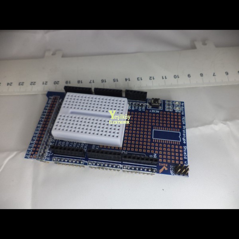 Arduino Mega Breadboard Shield Protoboard