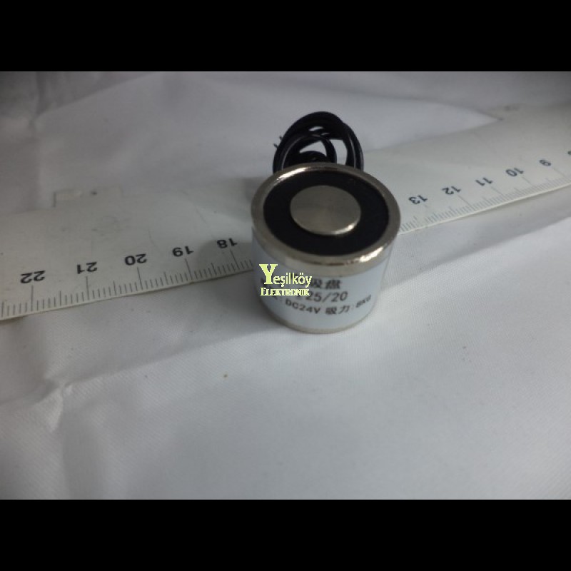 24v 5kg Elektro Mıknatıs 24v 5kg Elektro Mıknatıs