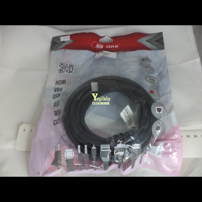 HDMi Erkek Erkek 3m Kablo HDMi Erkek Erkek 3m Kablo