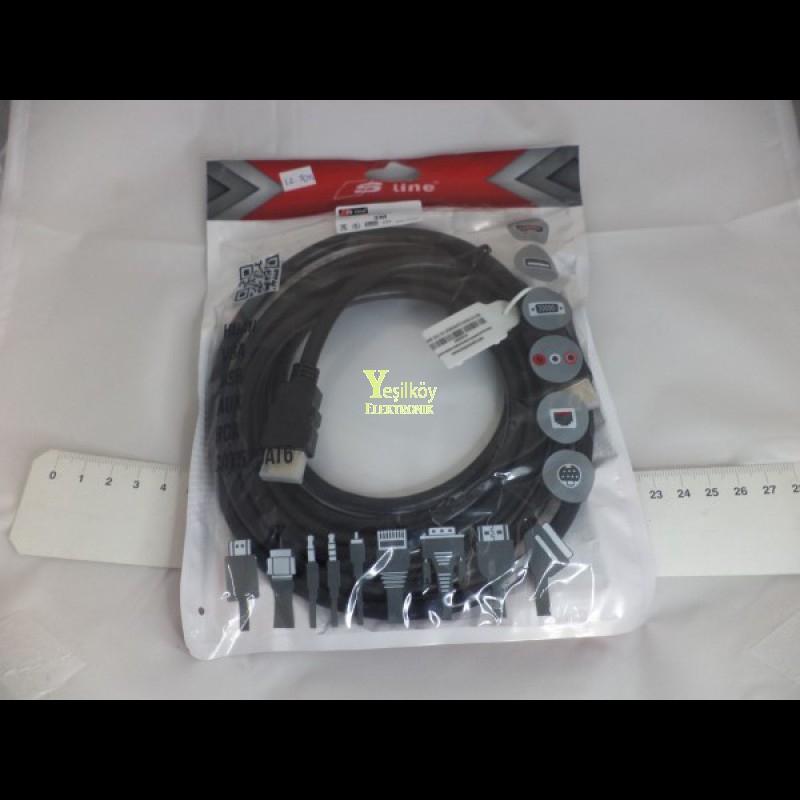 HDMi Erkek Erkek 5m Kablo HDMi Erkek Erkek 5m Kablo