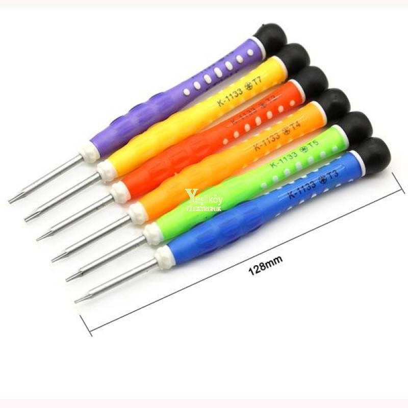 6lı Torx Tornavida Seti 6lı Torx Tornavida Seti