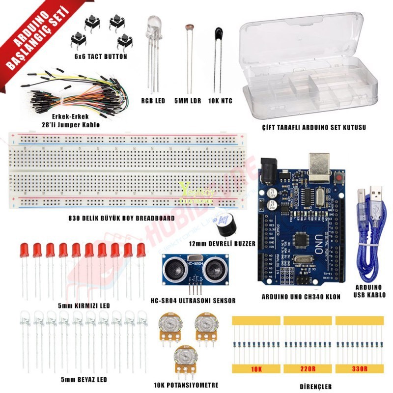 Arduino Başlangıç Seti 01-20