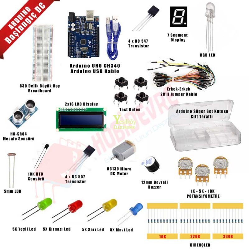 Arduino Başlangıç Seti 03-20