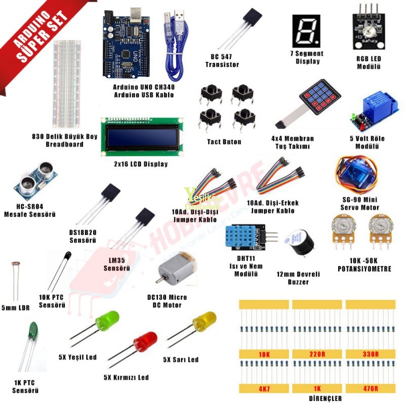 Arduino Başlangıç Seti 04-20