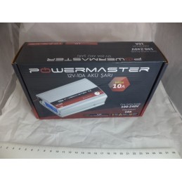 Powermaster 12v 10A Akü Şarj Aleti Digital