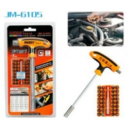 Jakemy JM-6105 Bit Seti 32 Parça Otomotiv 