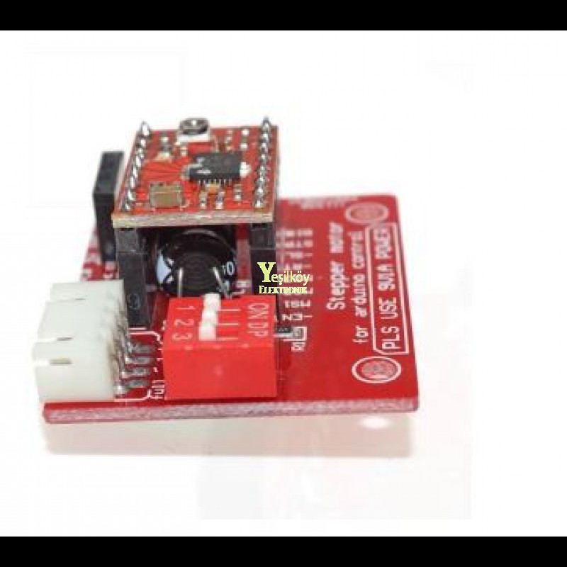 A4988 Tekli Step Motor Sürücü Devresi A4988 Tekli Step Motor Sürücü Devresi