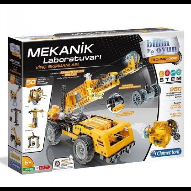 Clementoni Mekanik Labrotuvarı Vinç Ekipmanları Clementoni Mekanik Labrotuvarı Vinç Ekipmanları