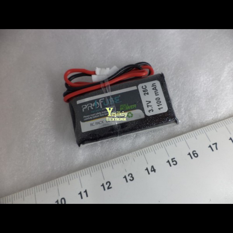 3.7V Lipo Batarya 1100mAh 25C Mbot