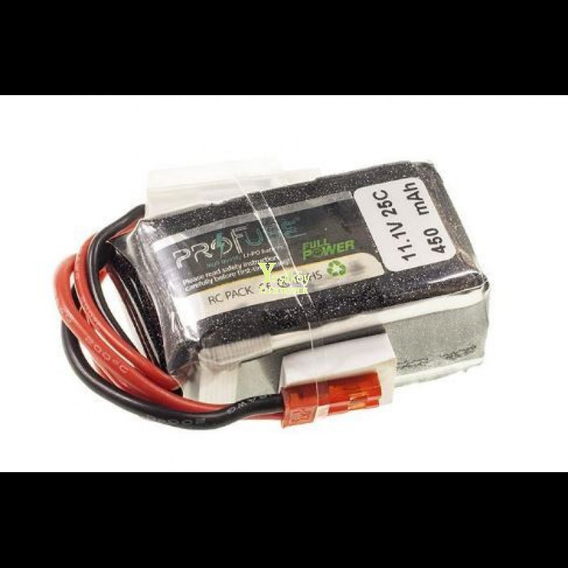 11.1V Lipo Batarya 450mAh 25C 3s Lipo Pil