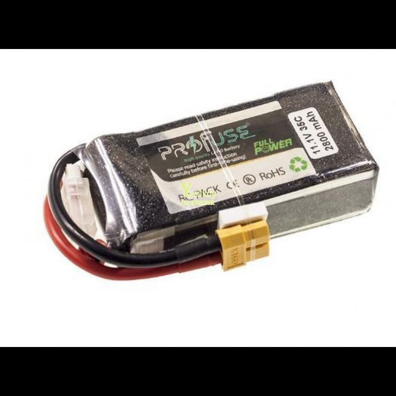 11.1V Lipo Batarya 2800mAh 35C 3s Lipo Pil