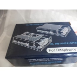 Raspberry Pi4 Çift Fanlı Soğutucu Tip Alüminyum Kutu