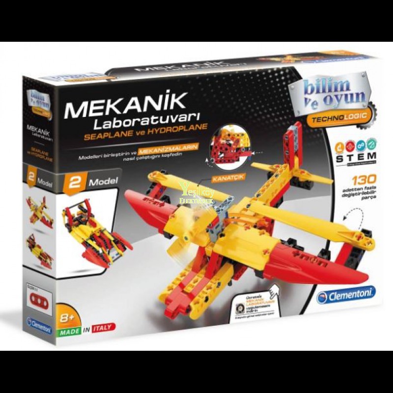 Clementoni Mekanik Laboratuvarı Seaplane ve Hydroplane 64436 Clementoni Mekanik Laboratuvarı Seaplane ve Hydroplane 64436