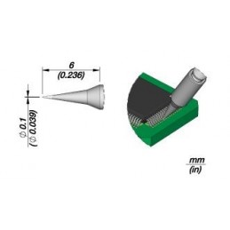 JBC c210-020 Konik Havya Ucu 0.1mm