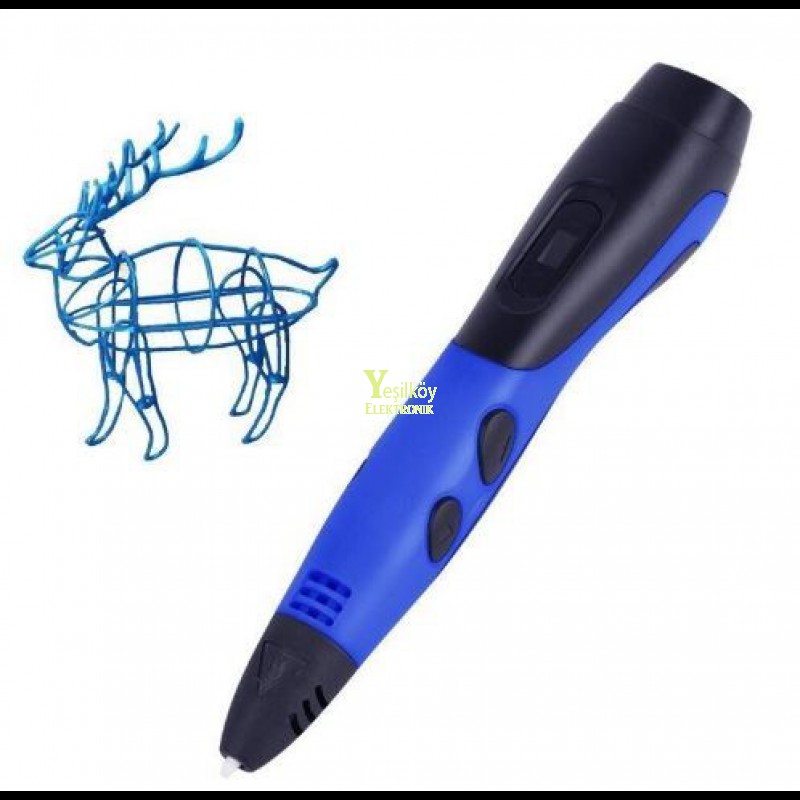 3D Yazıcı Kalem 06A MAvi Yüksek Kalite