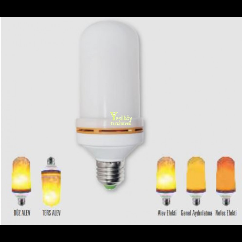 Cata 5w Alev Led Ampül ct-4059 Efektli Cata 5w Alev Led Ampül ct-4059 Efektli