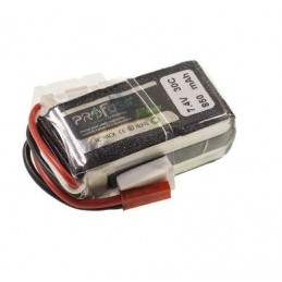 7.4V Lipo Batarya 850mAh 25C 2s