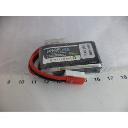 7.4V Lipo Batarya 850mAh 25C 2s