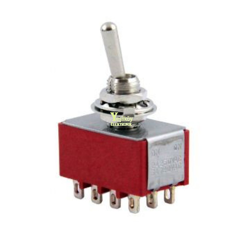 Toggle Switch On-Off 12p MTS-402