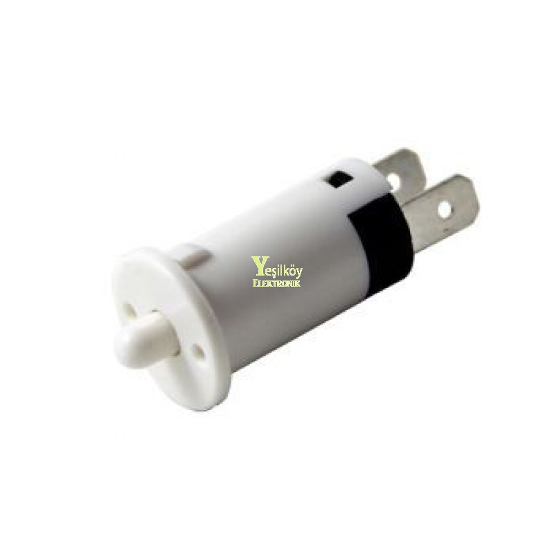 Buton Ters Kapak switch 12mm Siyah Beyaz