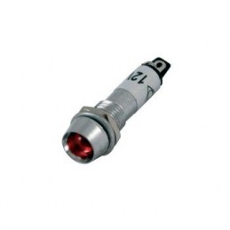 Sinyal Lambası 8 mm Metal 24v Renkli