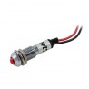 Sinyal Lambası 8mm Metal Kablolu 24v renkli