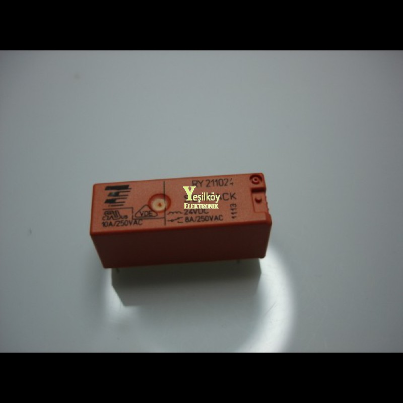 Schrack 24v tek kontak 5 bacak Schrack 24v tek kontak 5 bacak