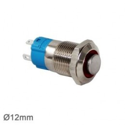 Swion Metal 24volt 12 mm Halka Ledli Buton 4p ip65 Yeşil