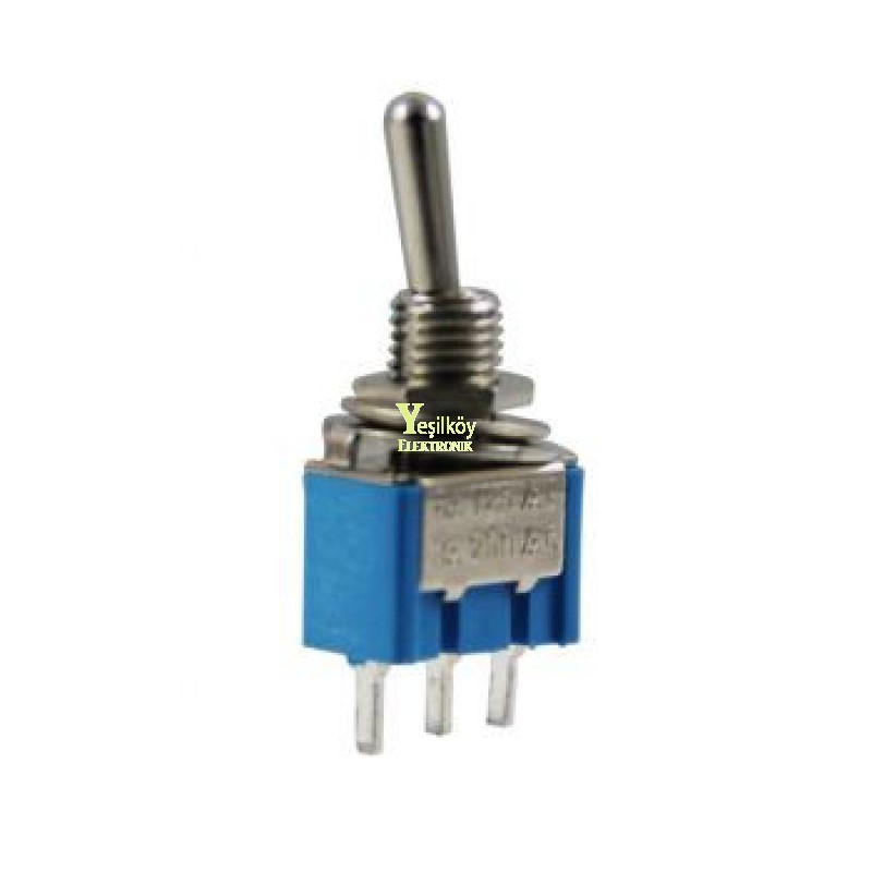 Toggle Switch On-Off 3p iğne Ayak Pcb 180