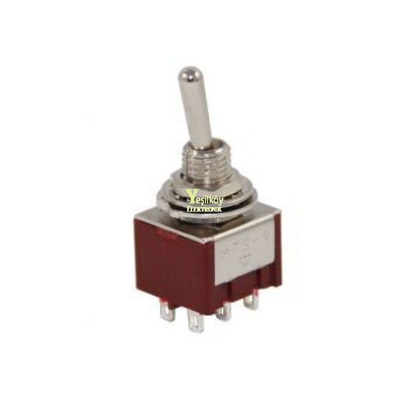 Toggle Switch On-Off 6p MTS-202 A Kalite