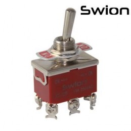 Toggle Switch Büyük Boy On-Off 6p Vidalı Swıon 15a