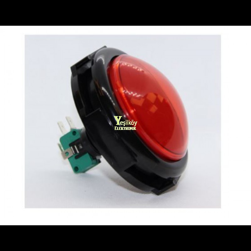 Atari Buton 100mm 12volt Led 24mm Delik Çapı Renkli