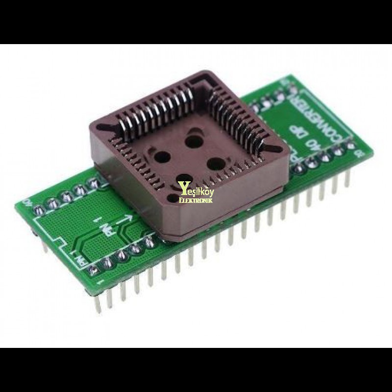 PLCC44 to DIP40 Çevirici Adaptör PLCC44 to DIP40 Çevirici Adaptör