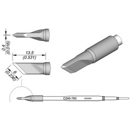 JBC c245-765 Bıçak Havya Ucu