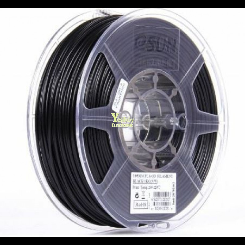 Esun 2.85mm ABS Plus Filament Siyah Esun 2.85mm ABS Plus Filament Siyah