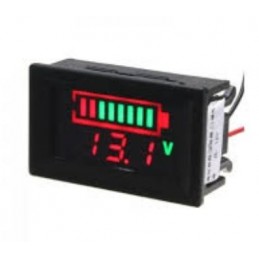 12v Digital Doluluk Ve Voltaj Gösteren Voltmetre Karavan Araç Voltmetresi 48mm