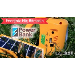 Powermaster Kamp Lambası Powerbank Solar Sistem 33399