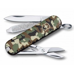 Victorinox Classic Yeşil Kamuflaj Çakı 58mm 0.6223.94