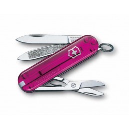 Victorinox Classic Pembe Çakı 58mm 0.6203.T5 Şeffaf