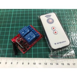 12v Kumandalı 2Kanal 433mhz Röle Modülü