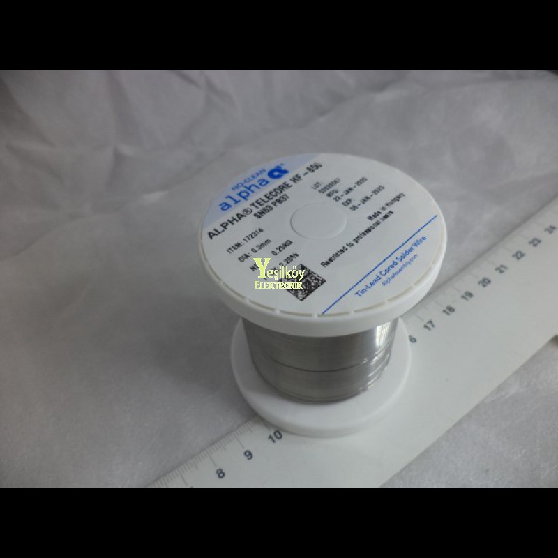 Alpha 0.3mm 250gr Lehim Teli Alpha 0.3mm 250gr Lehim Teli