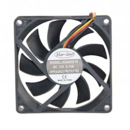 FAN 80X80X15 12V DC 3 Kablolu