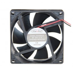 Fan 80X80X25 24V DC 2kablolu marxlow Fan 24volt