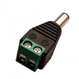Dc Jak 2.1mm Uzun Klemensli Fiş Erkek