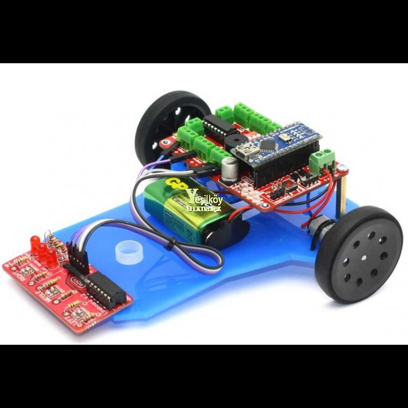 Çizgi izleyen Robot Kiti Çizgi izleyen Robot Kiti