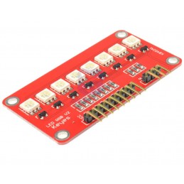 8li RGB Arduino Led Yürüyen Işık Karaşimşek Modülü