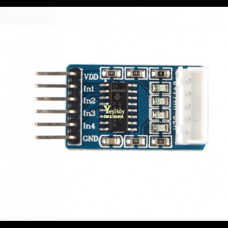 ULN2003 Step Motor Sürücü Kartı Lehimli Soketli 28BYJ