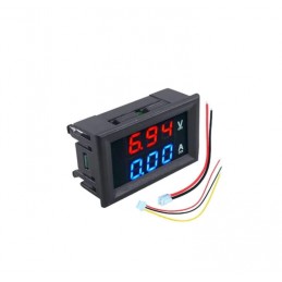 Dijital Voltmetre Dijital Ampermetre DC 100V 10A Şöntlü Şönt Üstünde